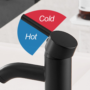 black sink faucet bathroom