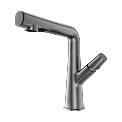 Monobloc en acier inoxydable robinet de cuisine salle de bains robinet à deux trous sur mesure