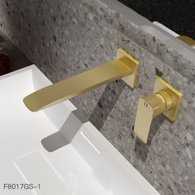 Wall Type Wirecutter Kitchen Faucet Hidden Basin Brass Bathroom Faucets