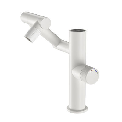Antisplash Rotating Basin Kitchen Faucet Tap LED Digital Auger Type