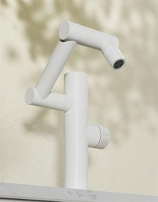 Antisplash Rotating Basin Kitchen Faucet Tap LED Digital Auger Type