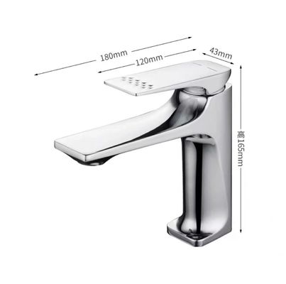 Chrome Centerset Bathroom Kitchen Faucet Tap With Drain 4 Inch Single Hole