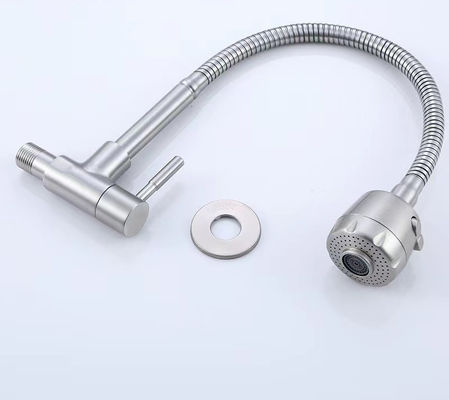 Pull Out Sprayer Kitchen Faucet Tap SUS304 Stainless Steel Bathroom Faucet ODM
