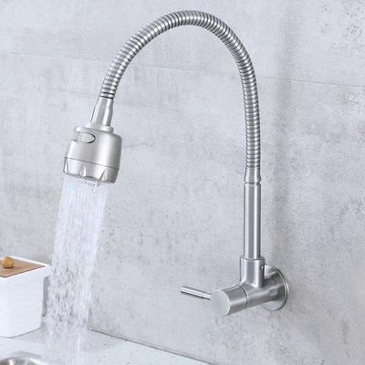 Pull Out Sprayer Kitchen Faucet Tap SUS304 Stainless Steel Bathroom Faucet ODM