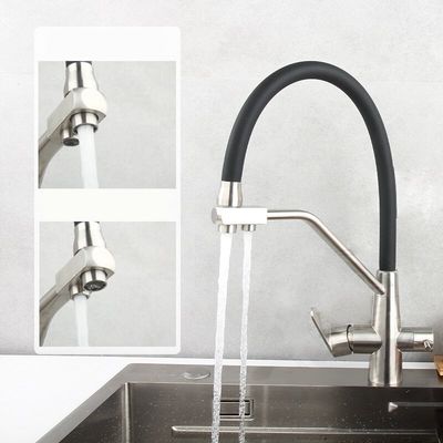 ‎10Inch Washbasin Kitchen Faucet Tap ‎Black Widespread Bathroom Faucet 4.38pounds