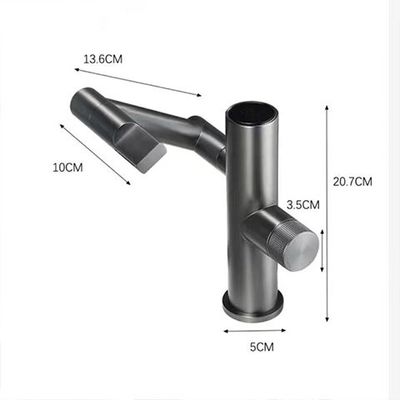 OEM Brass Digital Temperature Faucet Hot And Cold 120 Swivel Spout