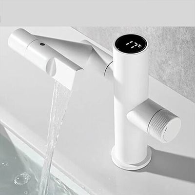 OEM Universal 1080 Swivel Robotic Arm Rotating Faucet Tap Digital Display