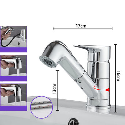 Explosionproof Black Single Faucet Lavatory Sink Faucet For Home Washbasin