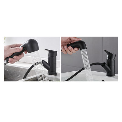 Explosionproof Black Single Faucet Lavatory Sink Faucet For Home Washbasin