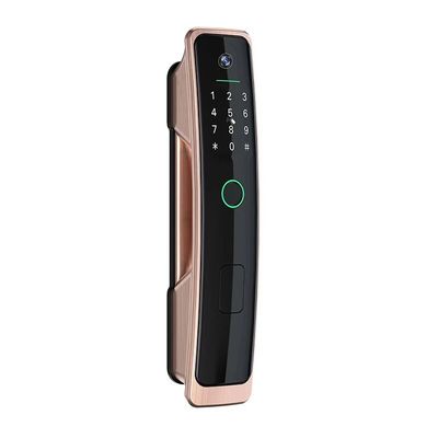 Graffiti Biometric Fingerprint Wifi Keyless Door Lock Cat'S Eye Monitoring