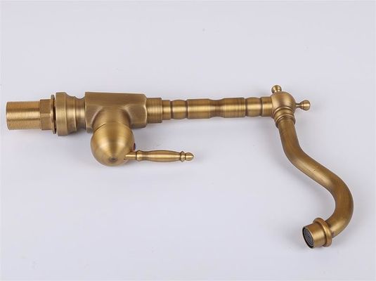 Washbasin Rotating Bathroom Faucet Tap Hexagon Full Copper Hot And Cold