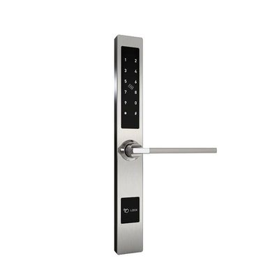 Aluminum Alloy Biometric Smart Fingerprint Door Lock Card Swiping 2in1