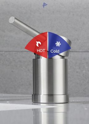 Anti Corrosion Bathroom SUS304 Stainless Steel Faucet Tap Concealed Ceramic Spool