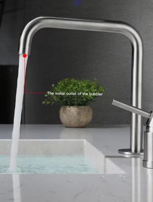 Anti Corrosion Bathroom SUS304 Stainless Steel Faucet Tap Concealed Ceramic Spool