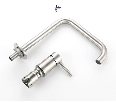 Anti Corrosion Bathroom SUS304 Stainless Steel Faucet Tap Concealed Ceramic Spool
