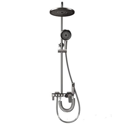 Gunmetal Bathroom Aluminum Shower Head All Copper OEM
