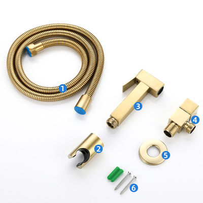 SUS304 Stainless Steel Brushed Aluminum Faucets Tap Single Cold For Sink