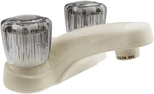 Dual Handle RV Bathroom Faucet Tap Acrylic CUPC Certified 2KG