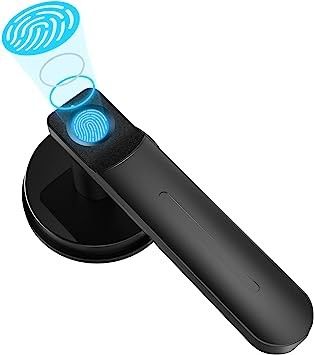Keyless Entry Smart Fingerprint Door Lock Biometric Digital Lock Matte Black