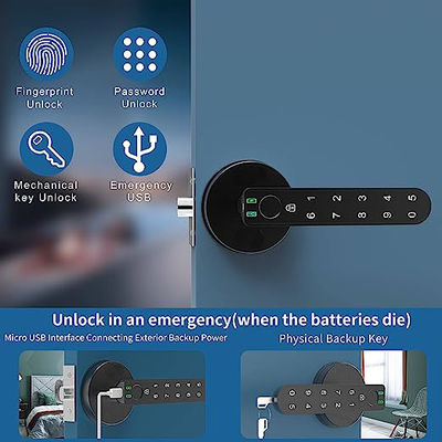 Tanda Tangan Layar Sentuh Biometric Keypad Door Lock Keyless Entry