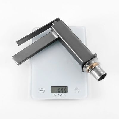 Wash Basin Sensor Gunmetal Bathroom Taps Faucet Single Hole ODM