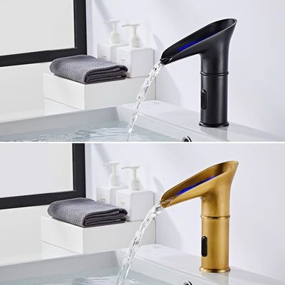 SUS304 Automatic Infrared Induction Water Tap Faucet Cold And Hot All Copper