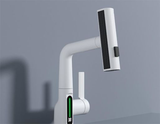 T24 Réglage de la température du robinet numérique du lavabo avec eau bouillante ODM