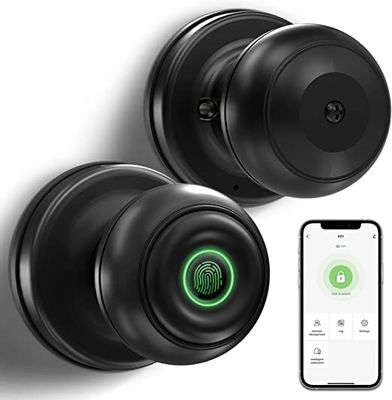 Electronic Fingerprint Biometric Security Door Lock For Bedroom Apartment