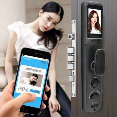 Cat'S Eye Security Surveillance Smart Fingerprint Door Lock Remote Capture OEM