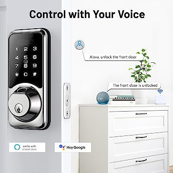 7-In-1 WiFi Touchpad Deadbolt Keyless Interior Door Lock
