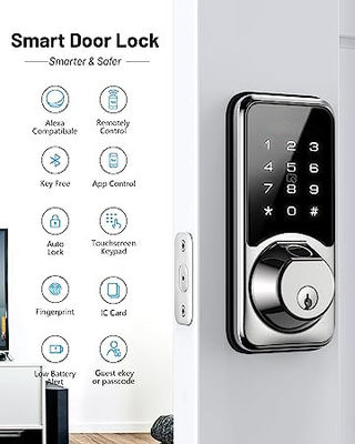 7-In-1 WiFi Touchpad Deadbolt Keyless Interior Door Lock