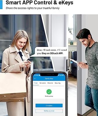 7-In-1 WiFi Touchpad Deadbolt Keyless Interior Door Lock