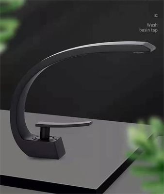 Washbasin Zinc Alloy Faucet Curved Basin Taps All Copper For Bathroom Counter