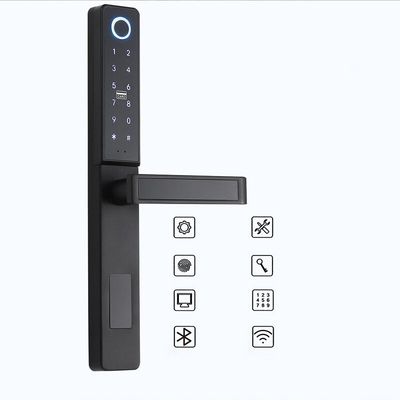 Aluminum Wifi Remote Biometric Digital Lock Fingerprint Password For House