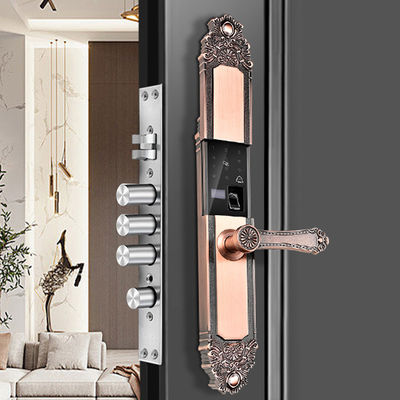 Villa Biometric Door Lock Electronic Fingerprint Smart Lock Card Swiping