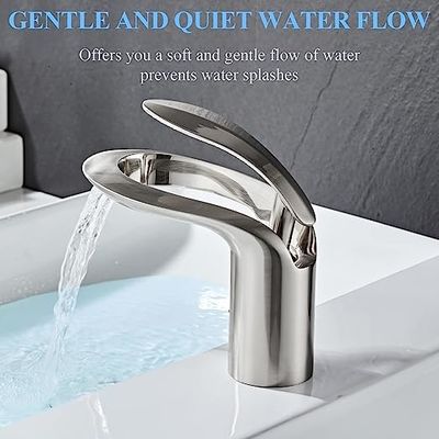Air Terjun Bulat Keran Kamar Mandi Untuk Vanity Toilet