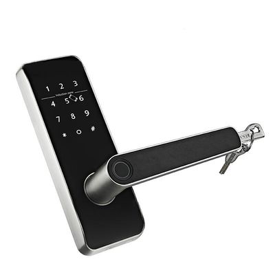 Biometric Deadbolt Smart Fingerprint Door Lock Wooden For Office Homestay Apartment