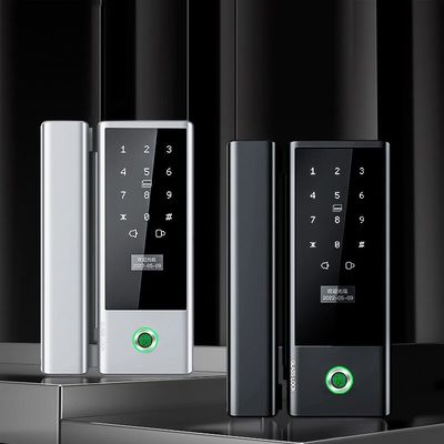 Zinc Wifi Keyless Door Lock Thumb Print Padlock Password Swipe Card