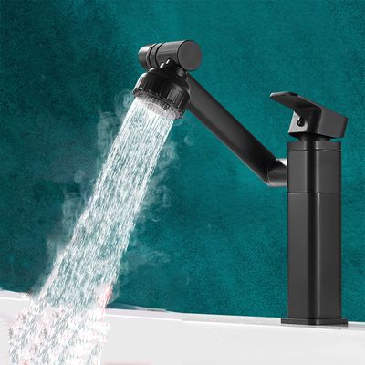 Smart Universal Mechanical Arm Waterfall Sink Faucet For Kitchen Washbasin ODM