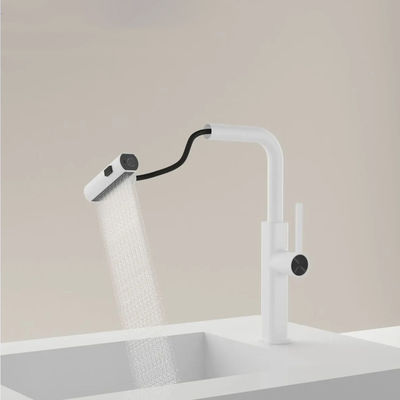 Motion Sensor Waterfall Zinc Alloy Faucet Digital Display For Kitchen Multifunctional