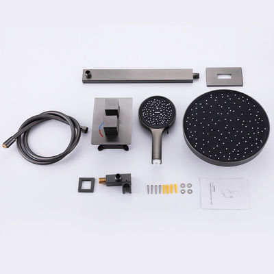 Anti Scald All Copper Embedded Faucet Shower Head Set ‎‎Brass Stainless Steel