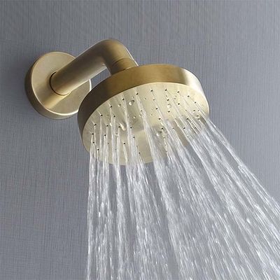 Polished Chrome Brushed Aluminum Faucets 360 Degree Ceramic Core Rotating Sprayer