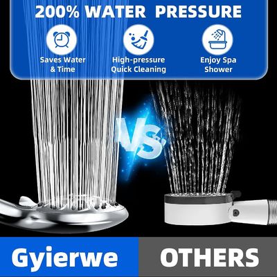 Custom ‎2.5 Gpm Aluminum Shower Head Booster Premium Chrome