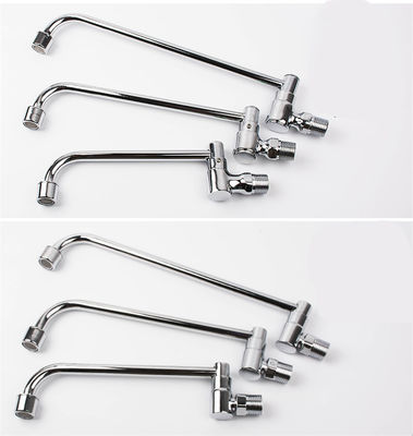 Household Sanitary Waterfall Brushed Aluminum Faucets For Kitchen Sink