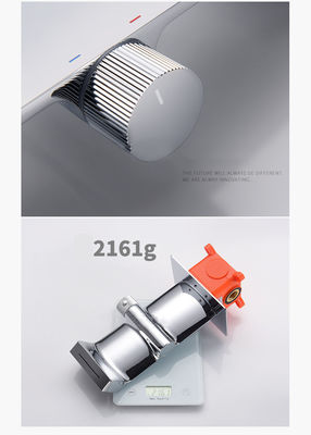 Digital Brushed Aluminum Faucets Concealed Basin Tap In Wall