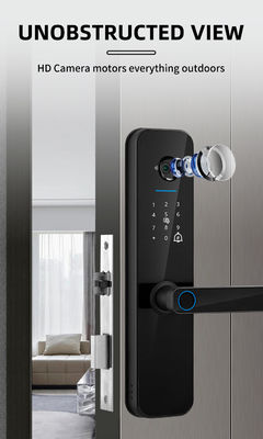 One touch to unlock smart peephole fingerprint lock password unlock create and share remotely