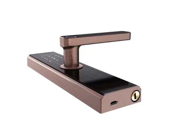 Space Fingerprint Door Lock Keyless Bluetooth Wifi Biometric Digital For Business
