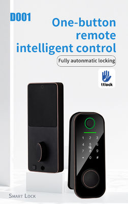 Smart Fingerprint Door Lock with Multiple Reminder Functions, Low Battery Alert and Always-On Mode