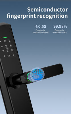 Security Smart Lock Fingerprint Keyless Entry Door Lock Passwords App Remote Control
