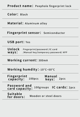 Fingerprint Door Knob with 6 Ways to Unlock